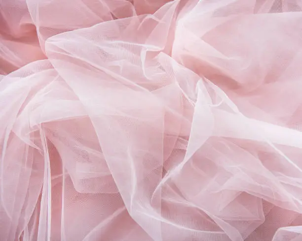 Photo of Pink tulle background