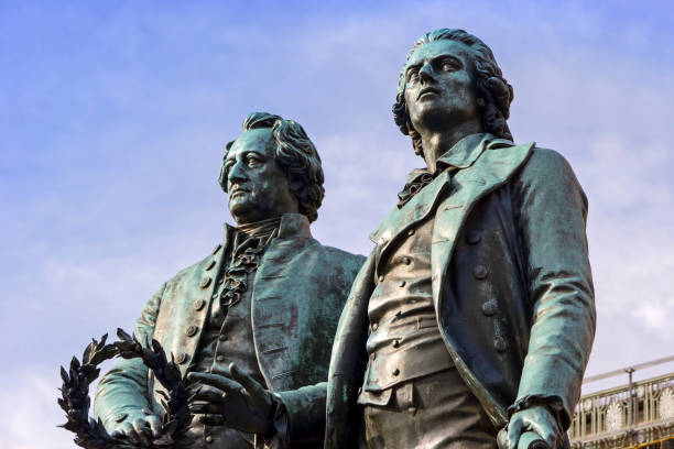 istock The Goethe and Schiller Memorial in Weimar 1189498854