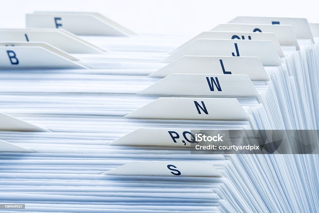 rolodex  Rotary Card File Stock Photo