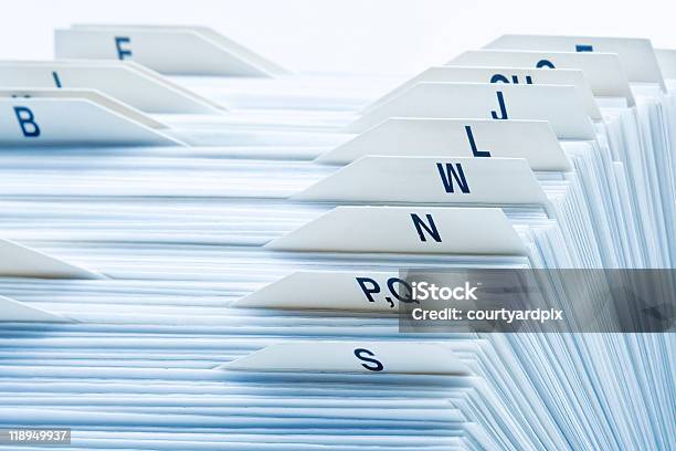 Rolodex Stock Photo - Download Image Now - Rotary Card File, Alphabet, Alphabetical Order