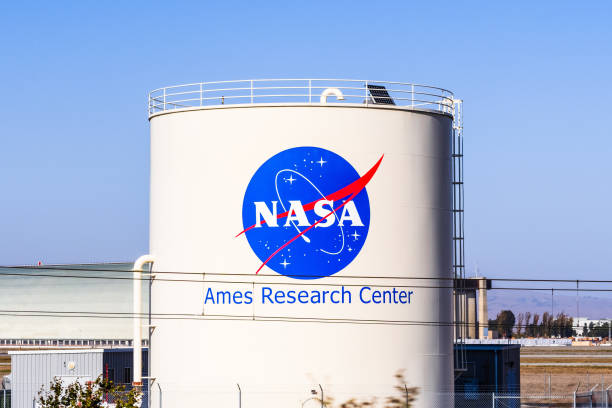 nasa ames research center (oder nasa ames) im silicon valley - nasa stock-fotos und bilder