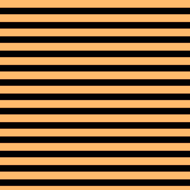 Horizontal Stripes orange and black Background and copy space.