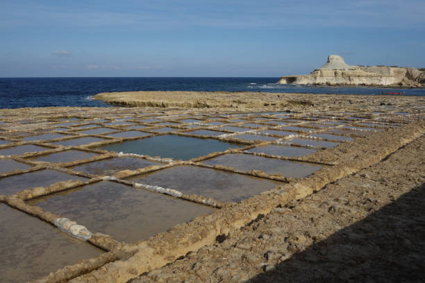 istock Xwejni Bay salt pans 1189508254