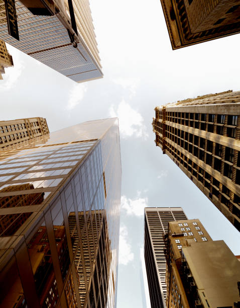 istock Skyscrapers from Below, Lower Manhattan, NYC. 1189509508