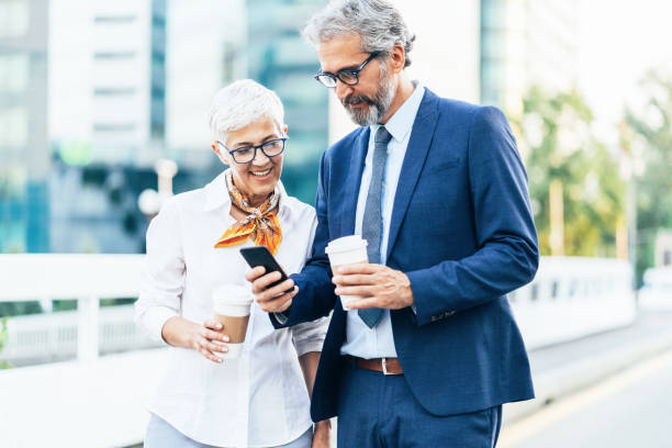 istock Walking in the coffee break 1189511710