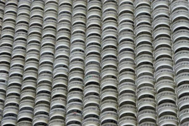 istock Repeated architectural detail abstract background texture 1189515122