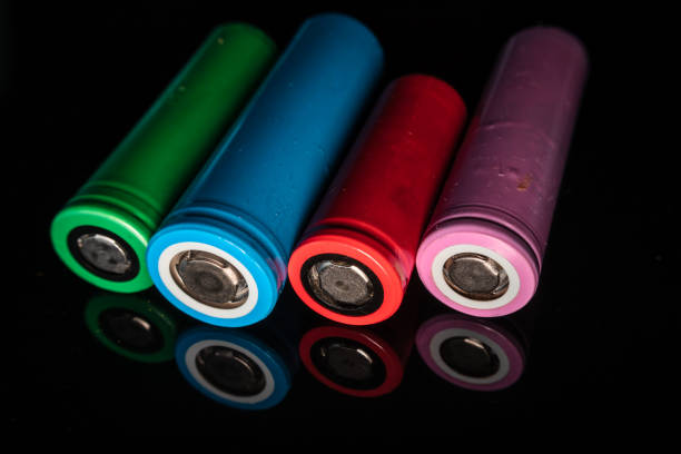 istock Industrial lithium ion (li-ion) batteries different types and size 1189516502