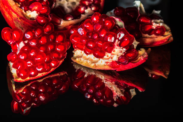 istock Fresh organic slices of pomegranate 1189520972