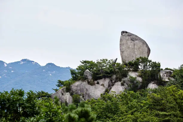 Dobongsan Mountain in South Korea.