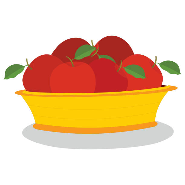 110 Cartoon Of A Fruit Basket Illustrations & Clip Art - iStock