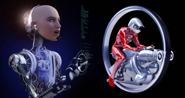 istock Concept Motorcycle Designing in The Future 1189534512