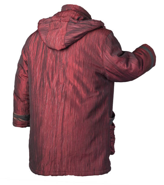 istock female coat with a hood Isolated on a white background. 1189537216