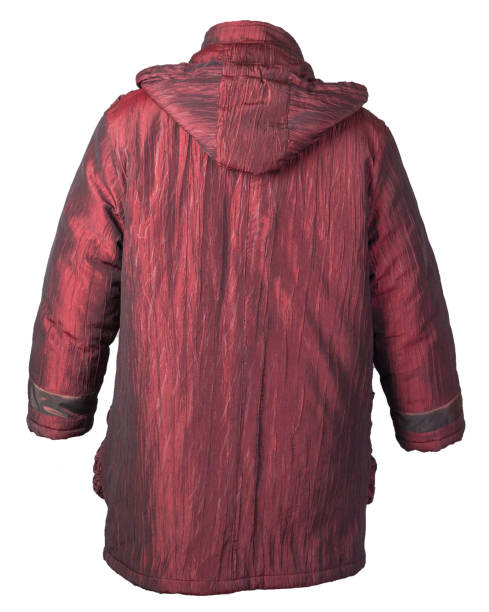 istock female coat with a hood Isolated on a white background. 1189537223