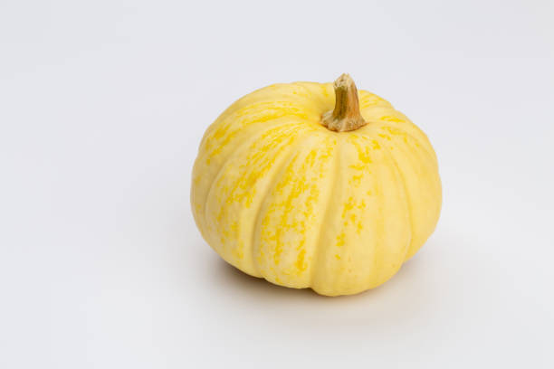 Creative Top view flat lay pumkin composition.