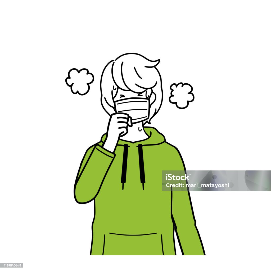 Unwell Man Illustration Of An Unwell Man Stock Illustration - Download Image Now ...