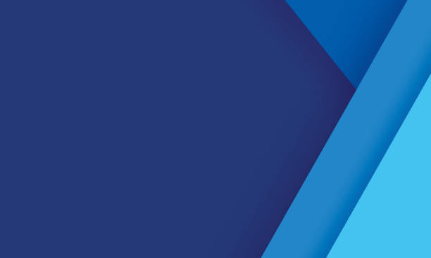 ilustraciones, imágenes clip art, dibujos animados e iconos de stock de fondo abstracto azul de la capa de papel. uso para banner, portada, póster, fondo de pantalla, diseño con espacio para texto. - gráfico por ordenador