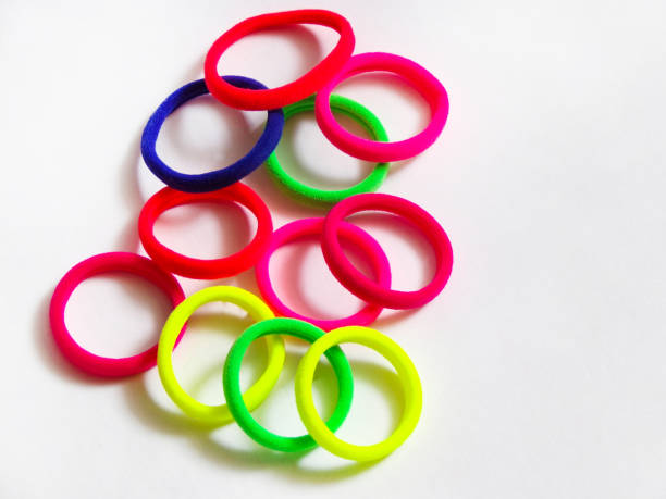 istock Hair bands on white background. 1189544194