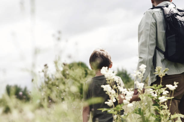 istock Father and son on summer vacation together 1189552960