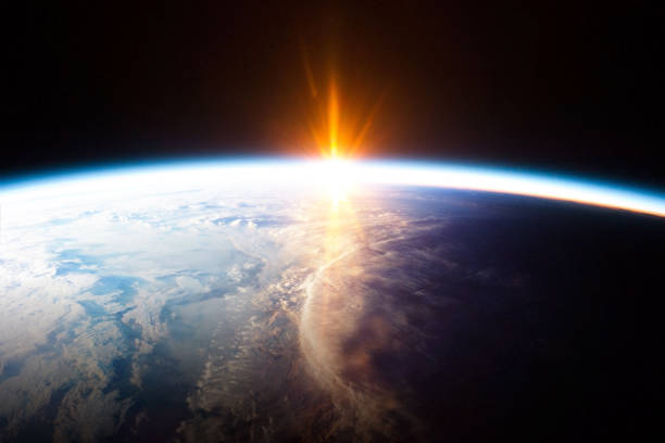 istock Earth planet viewed from space , 3d render of planet Earth. 1189556249