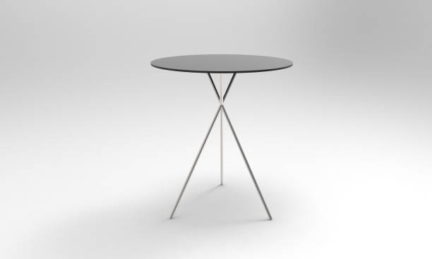 istock 3d illustration of a side table on a grey background 1189557840