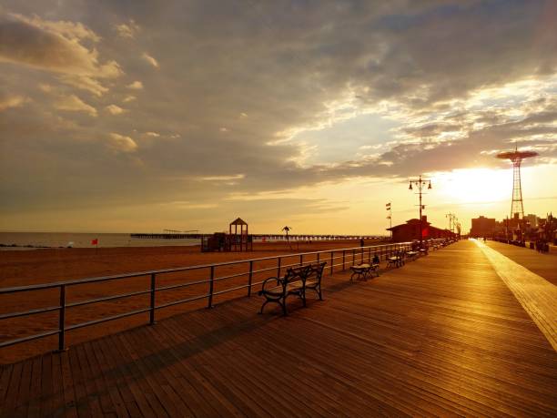 istock Coney Island at Sunset 1189562589
