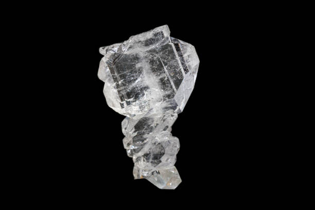 istock macro mineral stone quartz faden on a black background 1189566372
