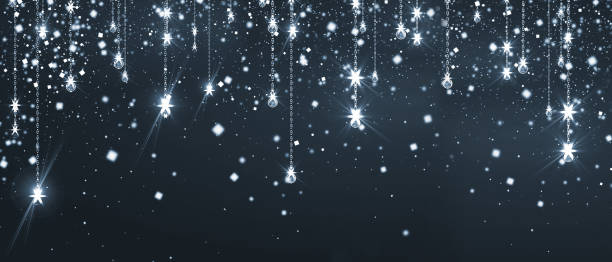 istock Beautiful panoramic festive background with sparkles and bokeh. 1189569028
