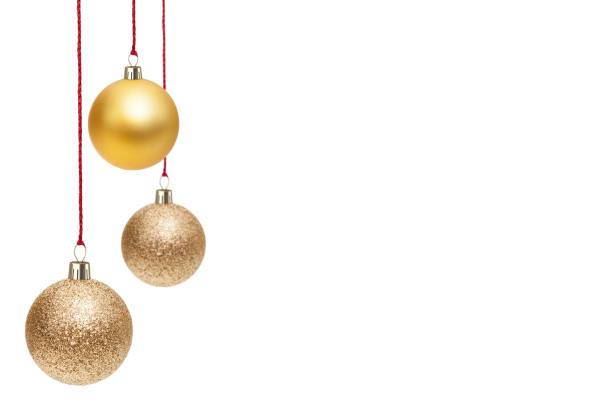 istock Christmas Ornaments isolated on a white background. 1189571849
