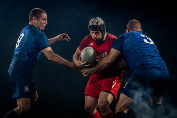 istock Rugby players tackling his opponent 1189578696