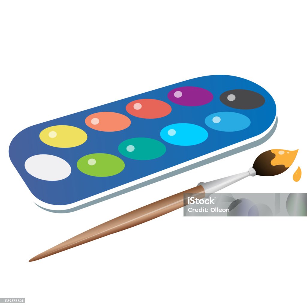 Ilustración de Imagen A Color De La Pintura De Acuarela De Dibujos Animados Con Pincel Sobre Fondo Blanco Dibujo Ilustración Vectorial Para Niños y más Vectores Libres de Derechos de Niño - Ilustración de Imagen A Color De La Pintura De Acuarela De Dibujos Animados Con Pincel Sobre Fondo Blanco Dibujo Ilustración Vectorial Para Niños y más Vectores Libres de Derechos de Niño -