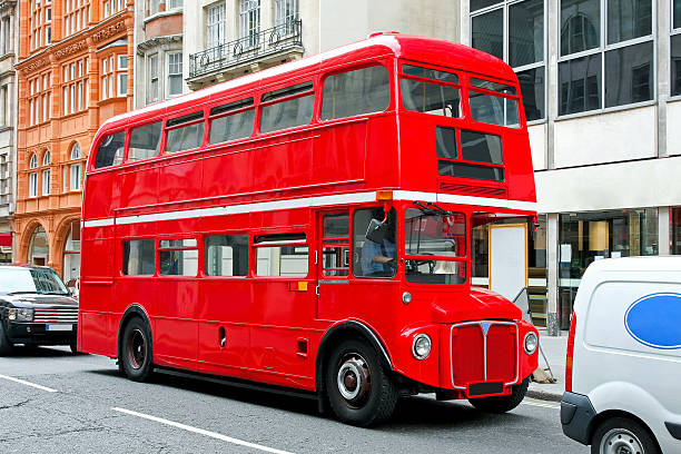 ônibus londrino - red bus - fotografias e filmes do acervo