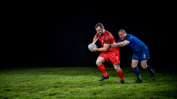 istock Rugby player tackling his opponent 1189585988
