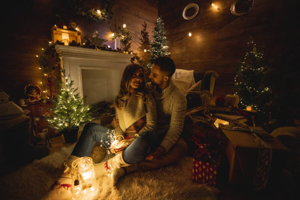 istock The most romantic christmas eve ever 1189588539