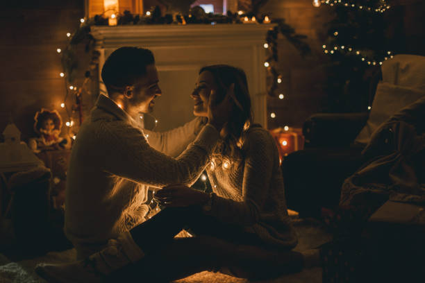 istock The most romantic christmas eve ever 1189589417