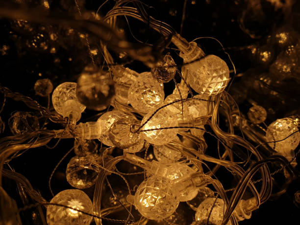 istock Christmas lights, fairy lights. 1189589480