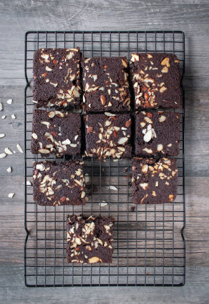 istock sliced homemade brownie squares with almonds 1189593664
