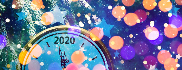 istock Celebration background Happy New Years 2020 1189596133