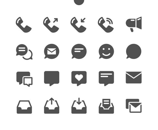 kommunikation v1 ui pixel perfect well-crafted vector solid icons 48x48 bereit für 24 x 24 grid für web-grafiken und apps. einfaches minimal piktogramm - filling stock-grafiken, -clipart, -cartoons und -symbole