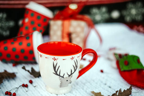 istock Christmas Concept Coffee and Gift 1189602320