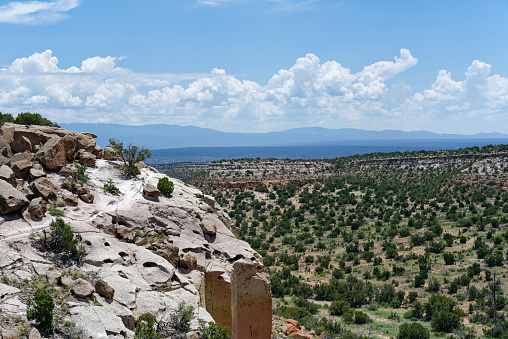The Tsankawi Trail in Bandelier National Monument, New Mexico
