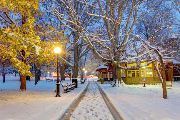 Bushnell Park in Hartford, Connecticut is the oldest publicly funded park in the United States.