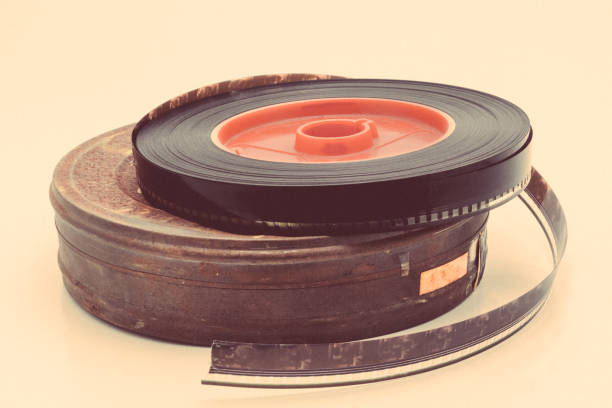 istock Old cinema film cans 1189614618