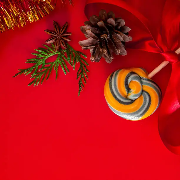 Photo of Festive composition of cones