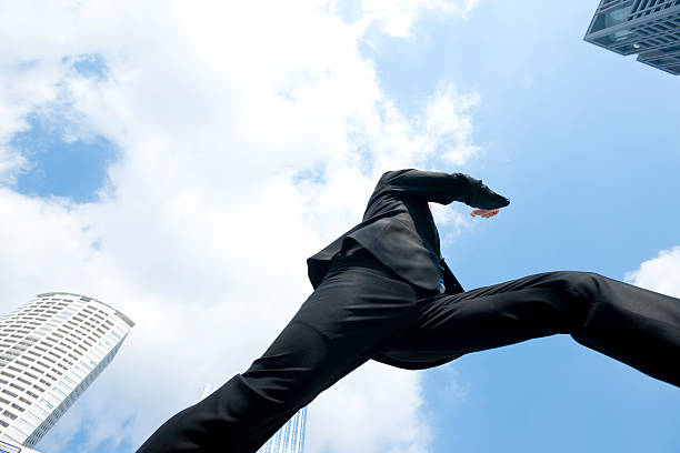 istock Running businessman 118964750