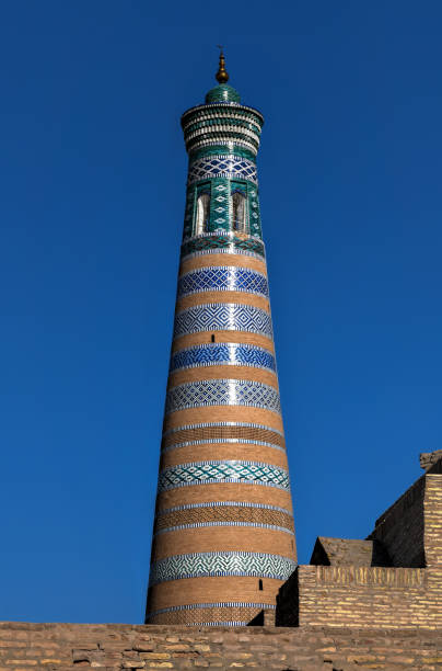 The architecture of the old city's madrassa and Islam Khoja Minaret.