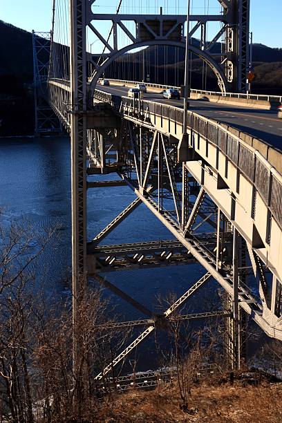 istock Bear Mountain Bridge and Icy Hudson 118965084