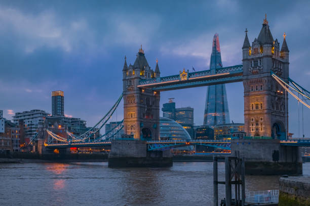istock London skyline at night with Tower Bridge and the Shard 1189670014