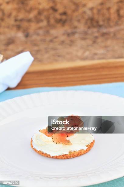 Kanapees Stockfoto und mehr Bilder von Blau - Blau, Brotsorte, Cracker