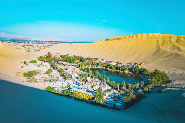 istock An oasis in the sand desert 1189685693