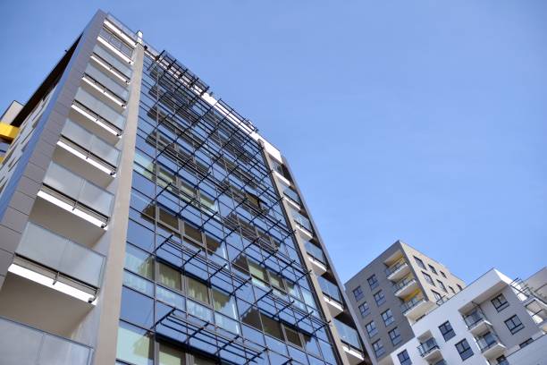 istock Fragment of new luxury house and home complex. 1189697366